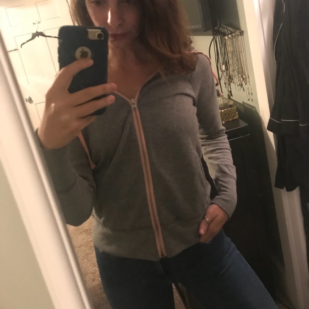 Aerie zipped sweatshirt size small